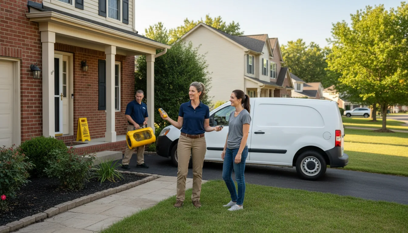 Water restoration image for Dehumidification And Cleanup Services in Frederika, IA